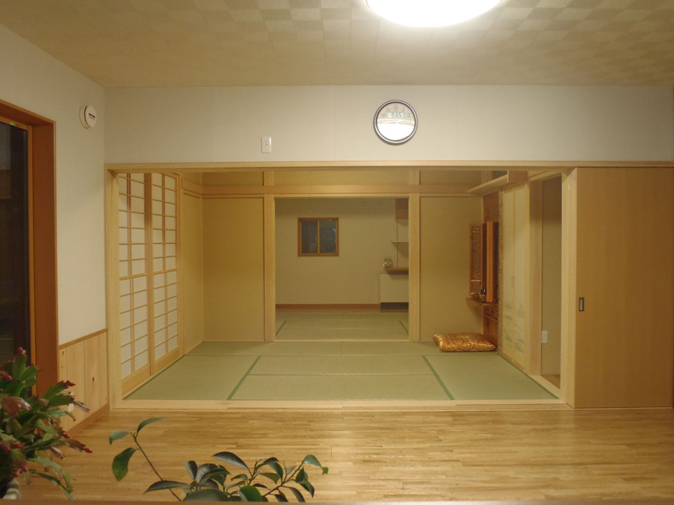 地域に溶け込む和風住宅：三春町